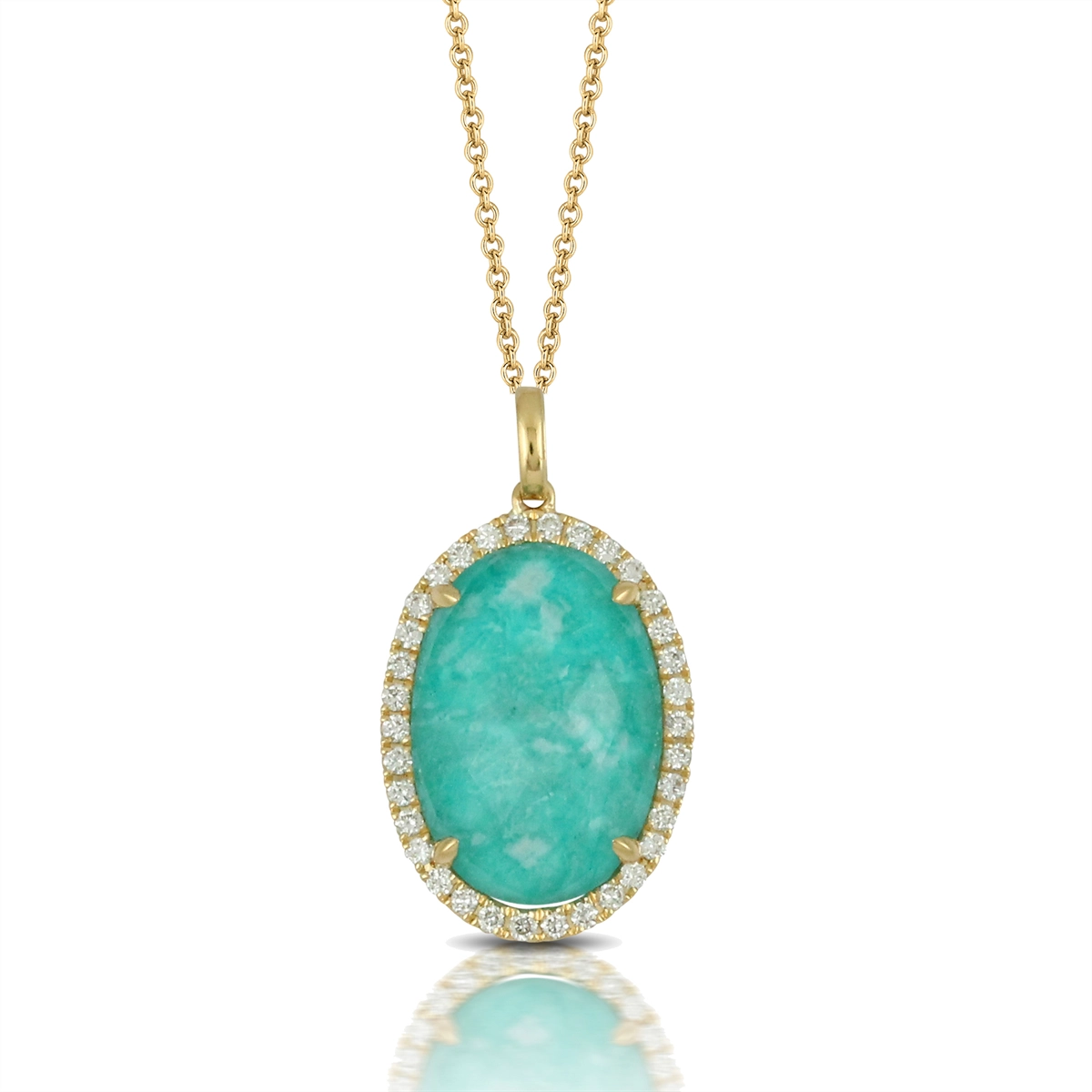 Doves Pendants in Yellow Gold containing Quartz, Other, Multi-gemstone, Diamond P7274AZ