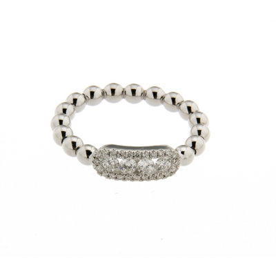 csv_image Hulchi Belluni Ring in White Gold containing Diamond 66110-WW