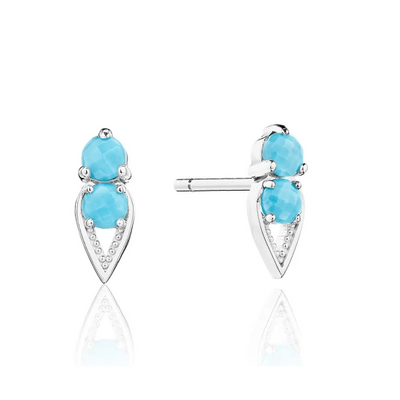 csv_image Tacori Earring in Silver containing Turquoise SE25548
