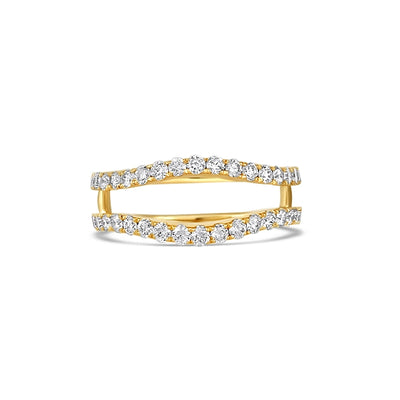 Wedding Bands Wedding Rings in Yellow Gold containing Diamond 429166