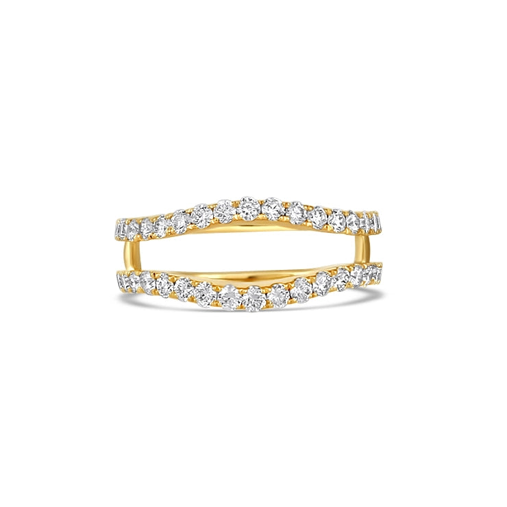 Wedding Bands Wedding Rings in Yellow Gold containing Diamond 429166