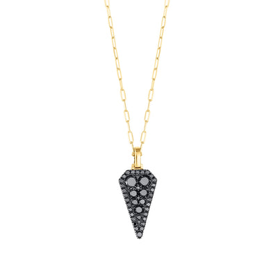 csv_image Frederic Sage Necklace in Mixed Metals containing Black diamond P3012KD-MPC-4-YW