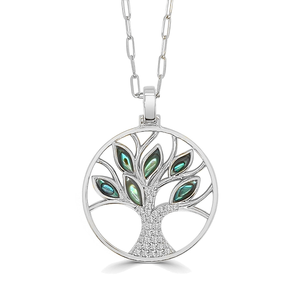 Frederic Sage Necklaces in White Gold containing Other, Multi-gemstone, Diamond P3108A-MPC-4W