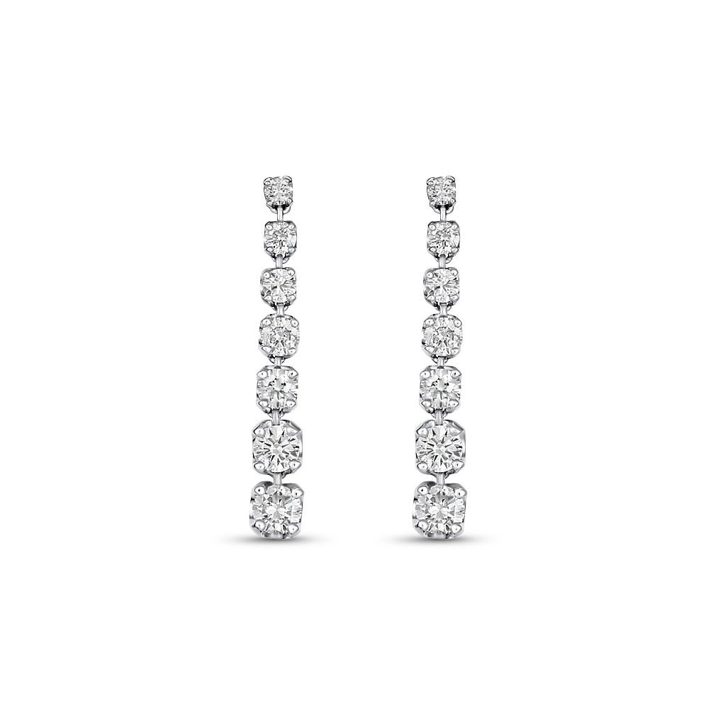 Earrings Earrings in White Gold containing Diamond 429295