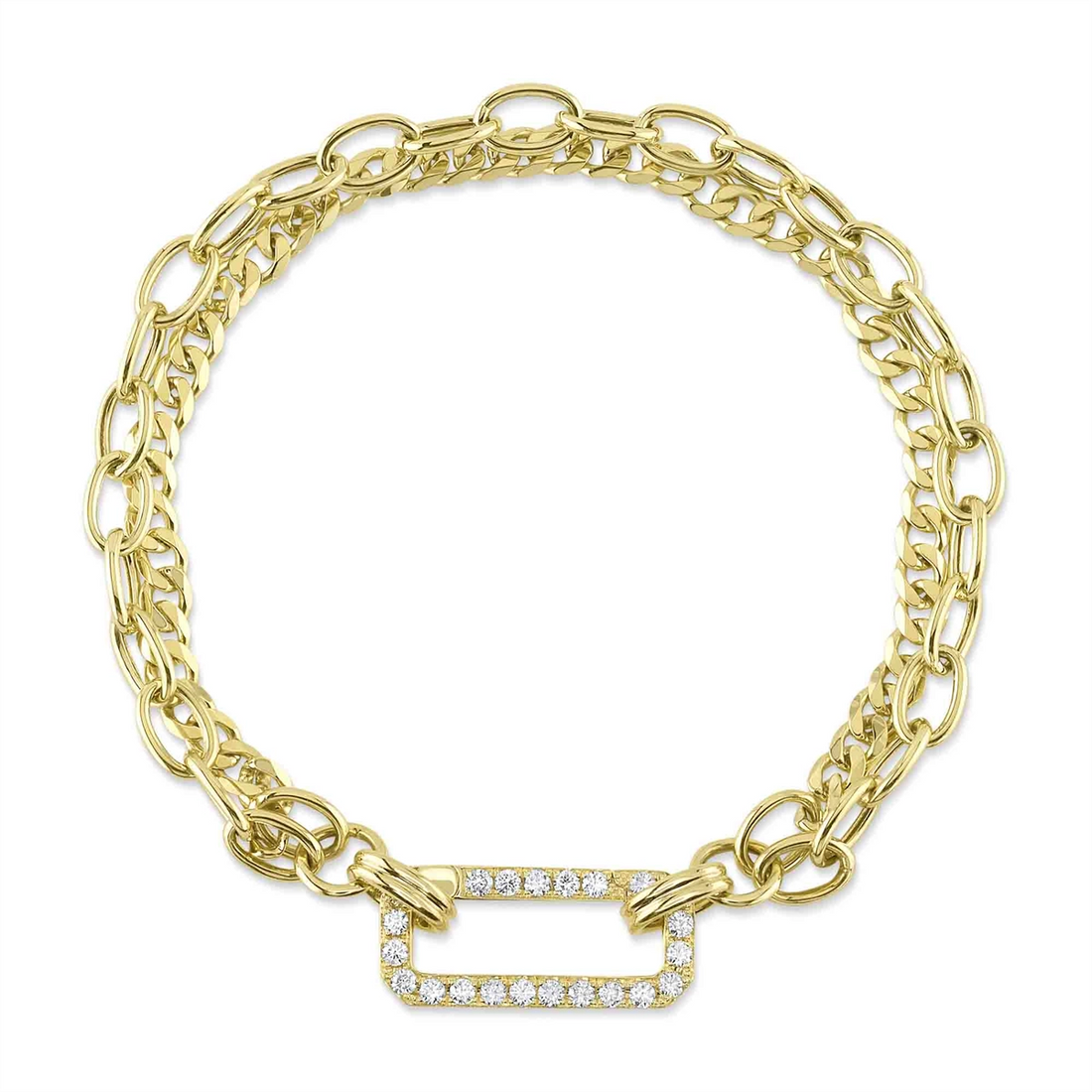 Bracelets Bracelets in Yellow Gold containing Diamond 429316