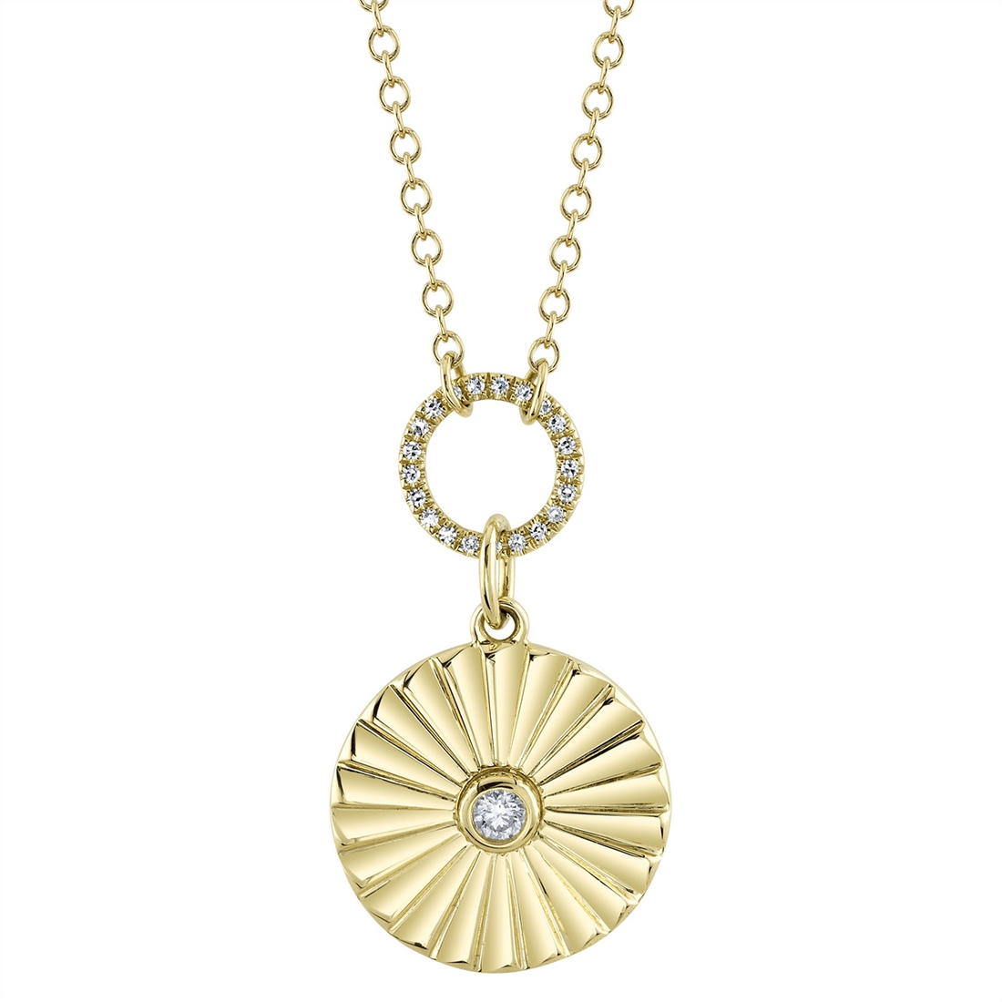 Necklaces Necklaces in Yellow Gold containing Diamond 429331