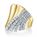 Rings Rings in Mixed Metals containing Diamond 429338