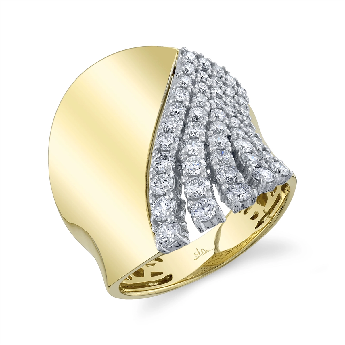Rings Rings in Mixed Metals containing Diamond 429338