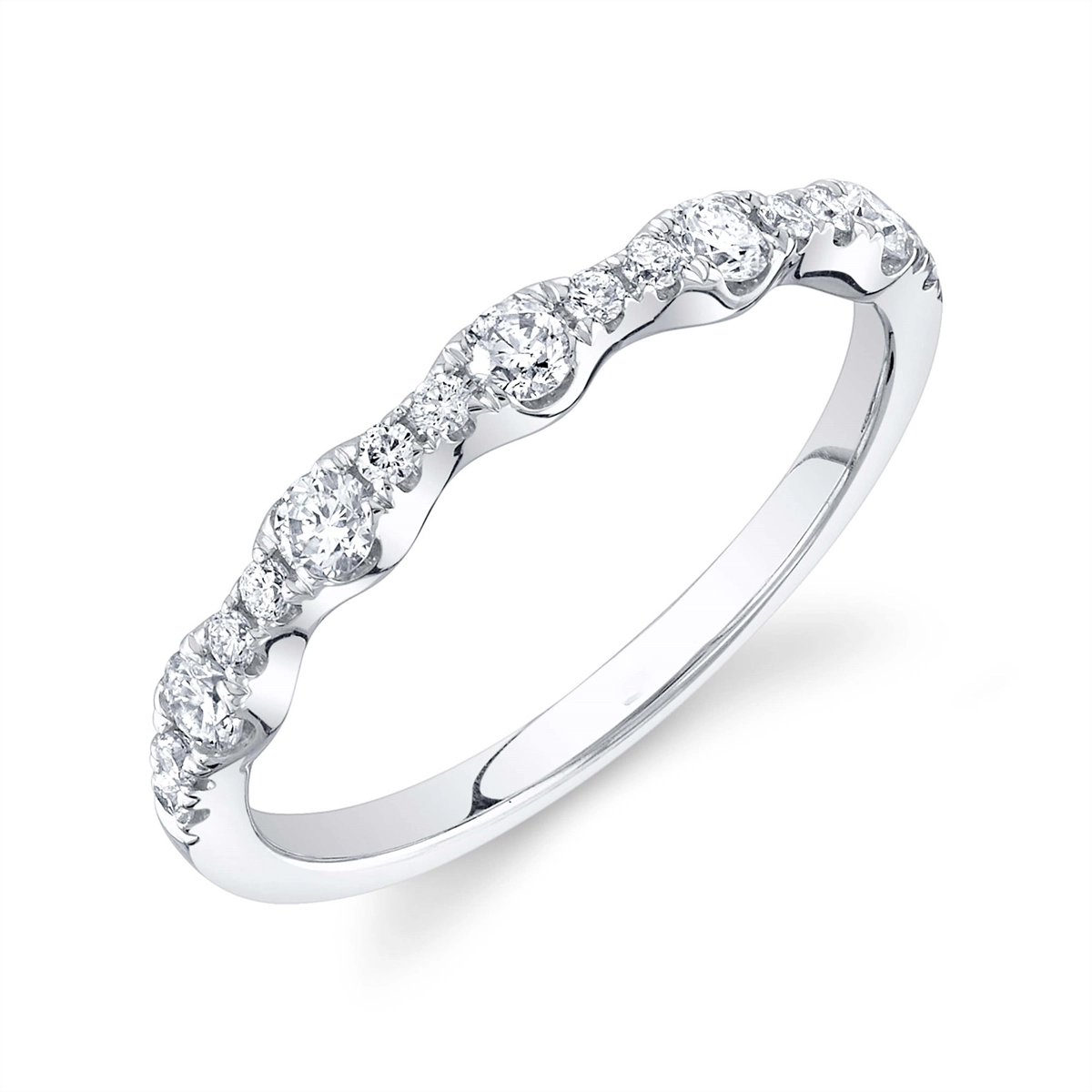 Wedding Bands Wedding Rings in White Gold containing Diamond 429350
