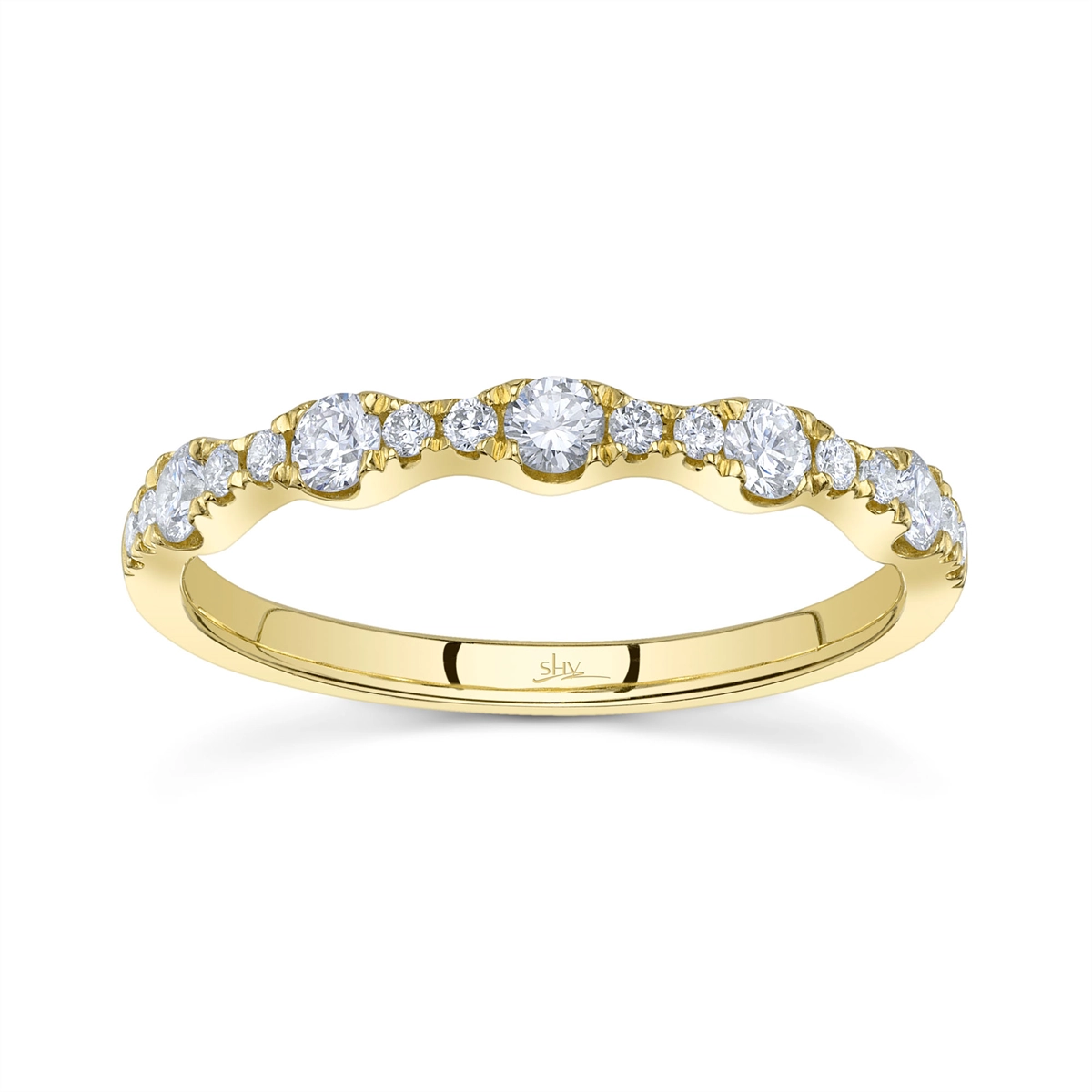 Wedding Bands Rings in Yellow Gold containing Diamond 429351