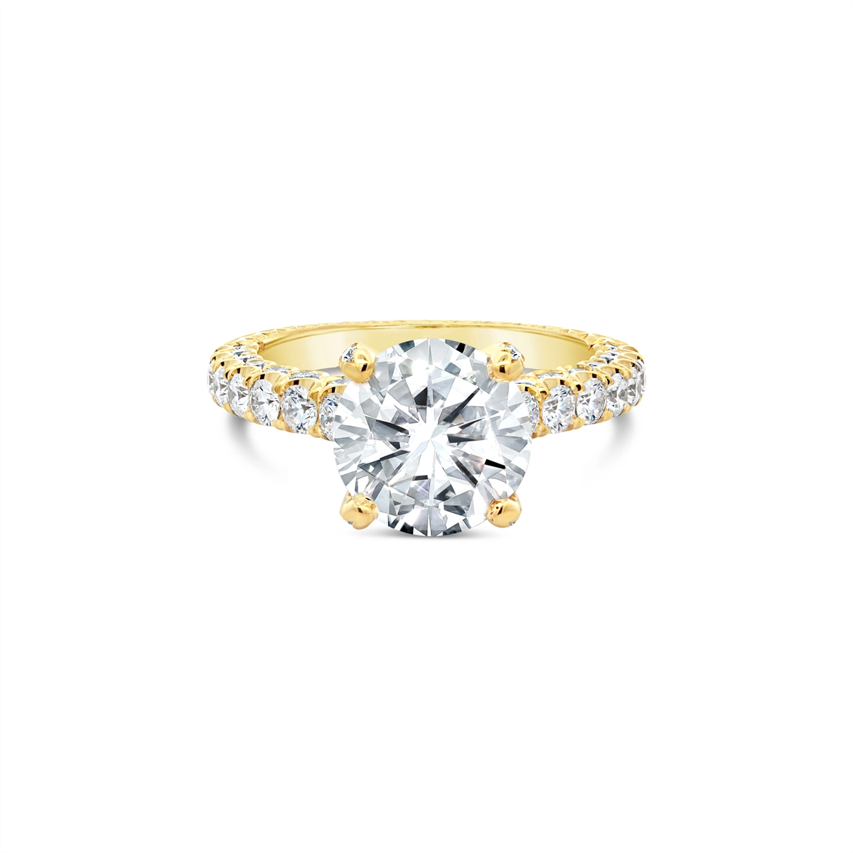Jack Kelege Engagement Rings in Yellow Gold containing Diamond KGR1288Y
