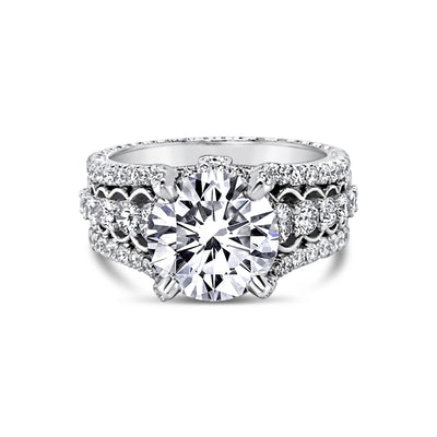 Jack Kelege Engagement Rings in Platinum/Palladium containing Diamond KPR824