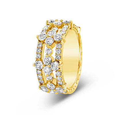 Jack Kelege Rings in Yellow Gold containing Diamond KGBD223-Y