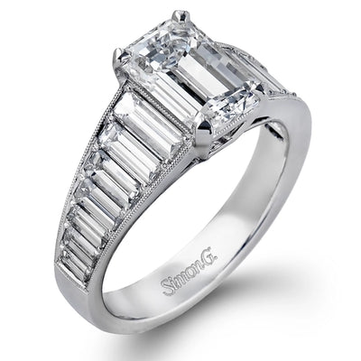 Simon G Engagement Rings in White Gold containing Diamond MR2353