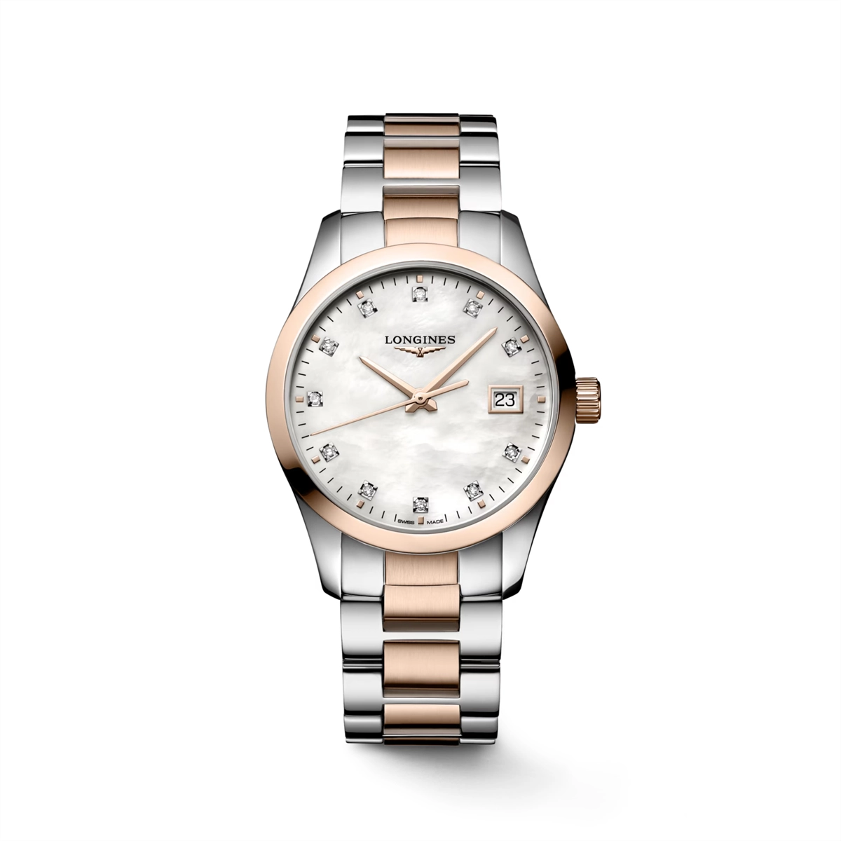 Longines watch in Mixed Metals L23863877