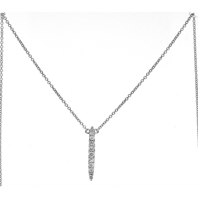 Necklaces Necklaces in White Gold containing Diamond 429769