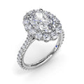 Fana Engagement Rings in White Gold containing Diamond S4215-14KWG-6H