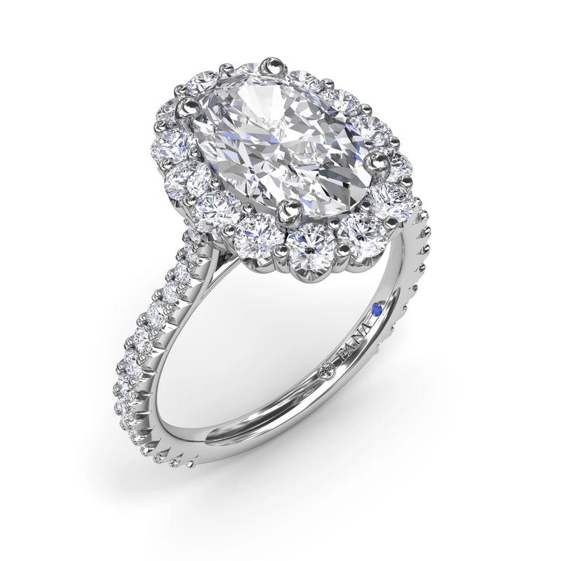 Fana Engagement Rings in White Gold containing Diamond S4215-14KWG-6H