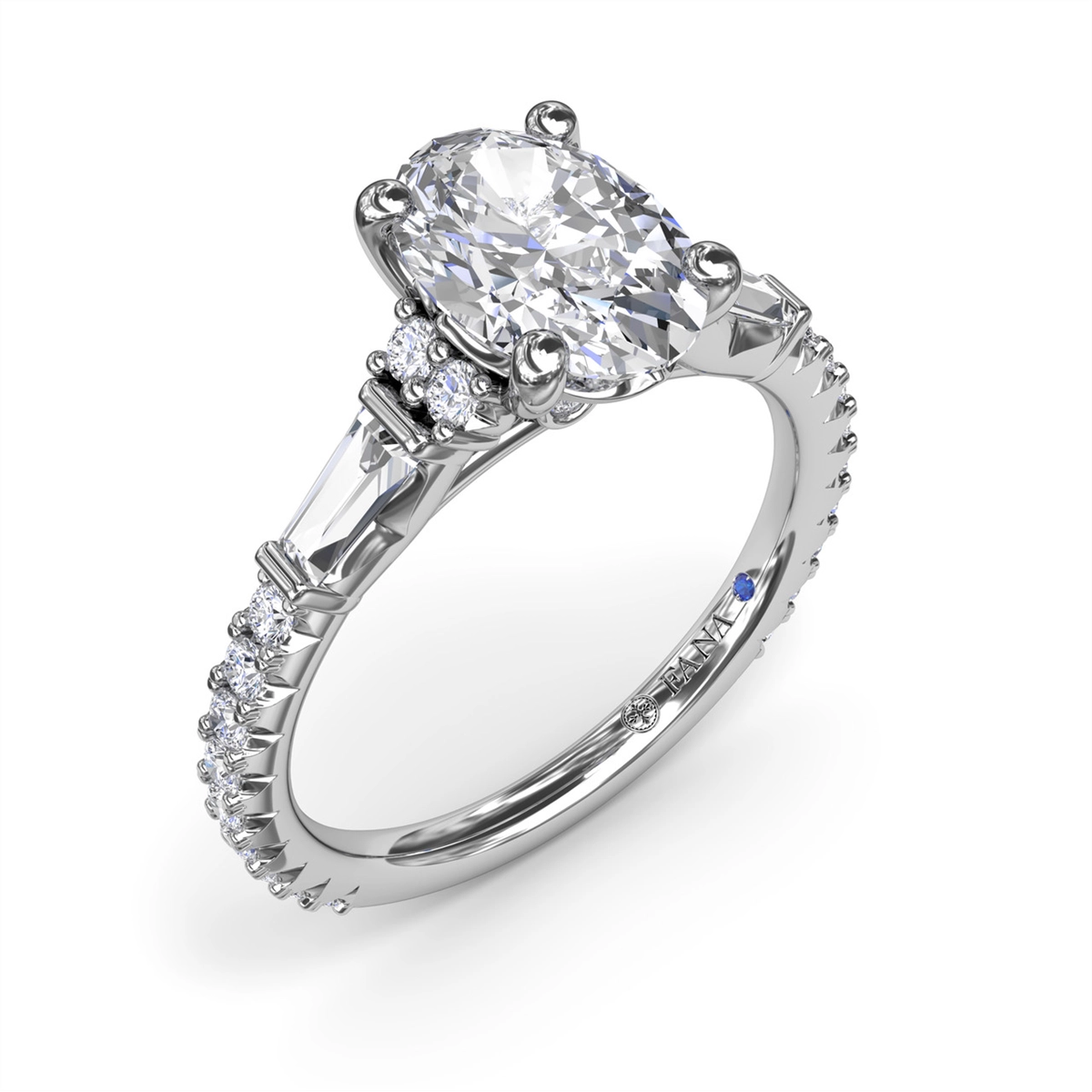 Fana Engagement Rings in White Gold containing Diamond S4221/WG