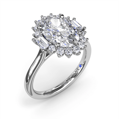 Fana Engagement Rings in White Gold containing Diamond S4224/WG