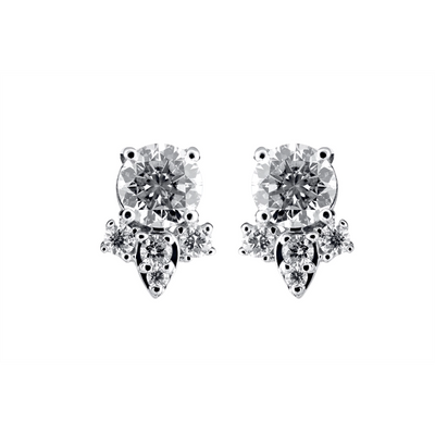 Earrings Earrings in White Gold containing Diamond 429811