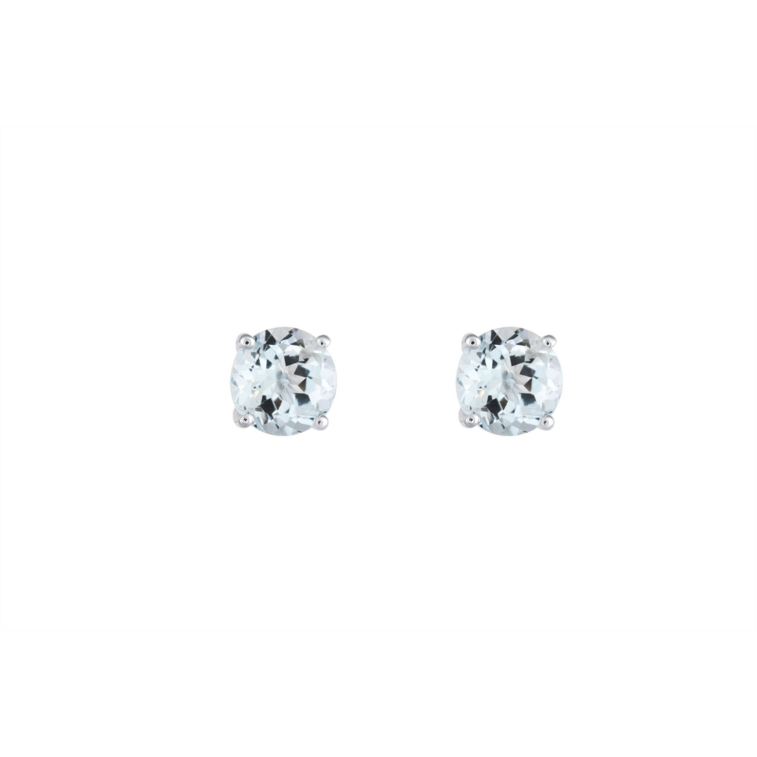Earrings Earrings in White Gold containing Aquamarine 429813