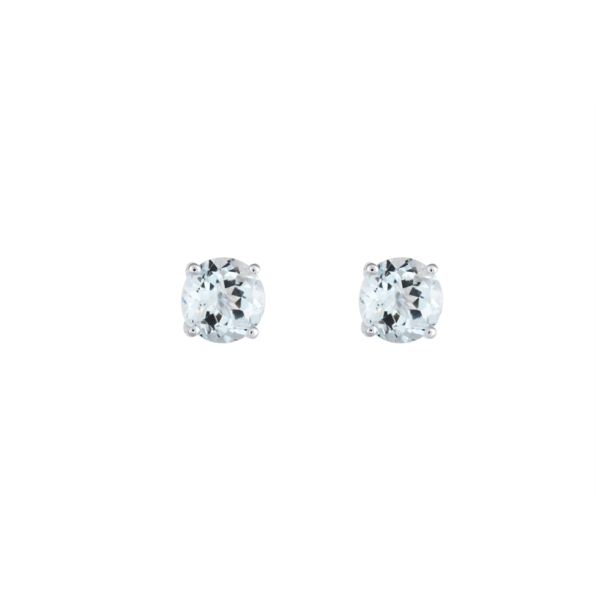 Earrings Earrings in White Gold containing Aquamarine 429813