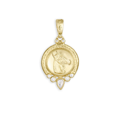 csv_image Gurhan Pendant in Yellow Gold containing Quartz, Multi-gemstone, Diamond OKN-YG-QT-17329