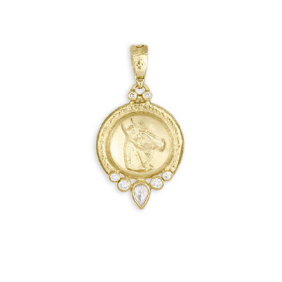 Gurhan Pendants in Yellow Gold containing Quartz, Multi-gemstone, Diamond OKN-YG-QT-17329