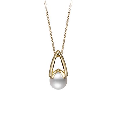 Mikimoto Necklaces in Yellow Gold containing Multi-gemstone, Diamond, Pearl MPA10380ADXK