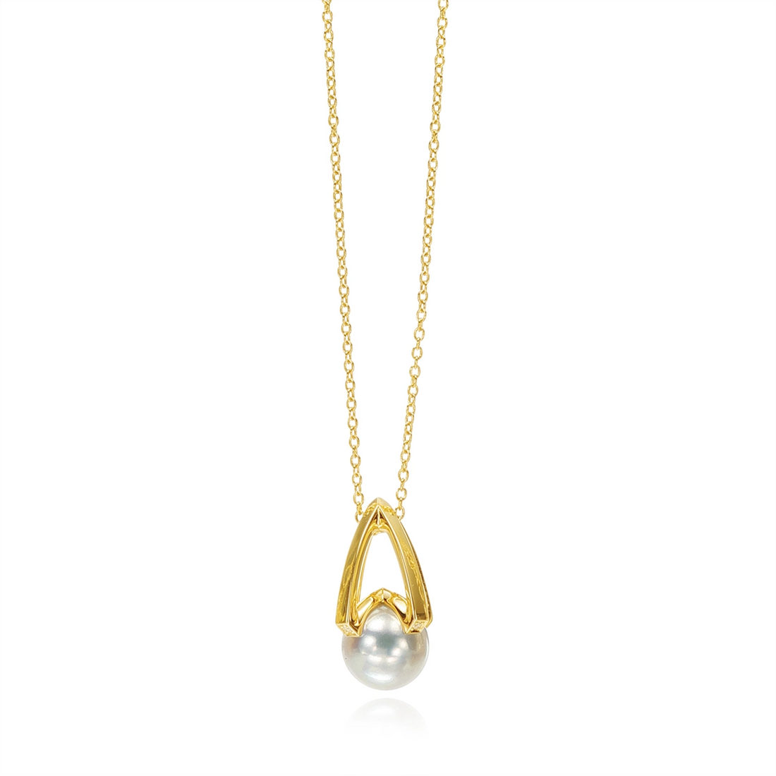 Mikimoto Necklaces in Yellow Gold containing Multi-gemstone, Diamond, Pearl MPA10380ADXK