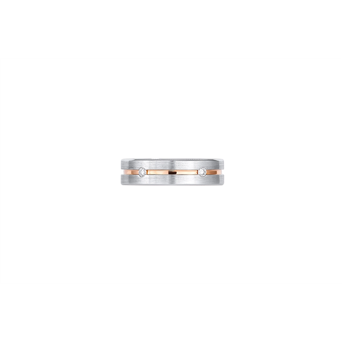 Verragio Wedding Rings in Mixed Metals containing Diamond VWD-6921