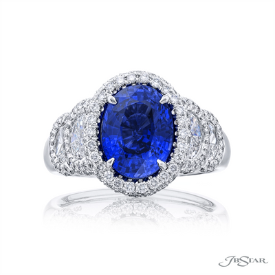 csv_image JB Star Ring in Platinum/Palladium containing Multi-gemstone, Diamond, Sapphire 2272/003