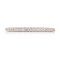 Tacori Wedding Rings in Rose Gold containing Diamond 2690 1.7 B 1/2 PK