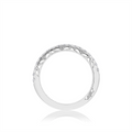 Tacori Wedding Rings in White Gold containing Diamond 2690 2.2 B 1/2 W