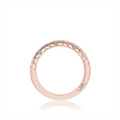 Tacori Wedding Rings in Rose Gold containing Diamond 2690 2.2 B 1/2 PK