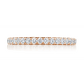Tacori Wedding Rings in Rose Gold containing Diamond 2690 2.2 B 1/2 PK