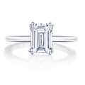 Tacori Engagement Rings in White Gold containing Diamond 2689 1.7 EC 8.5X6 W