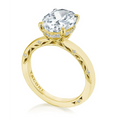 Tacori Engagement Rings in Yellow Gold containing Diamond 2689 2.2 OV 11X8 Y
