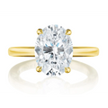 Tacori Engagement Rings in Yellow Gold containing Diamond 2689 2.2 OV 11X8 Y