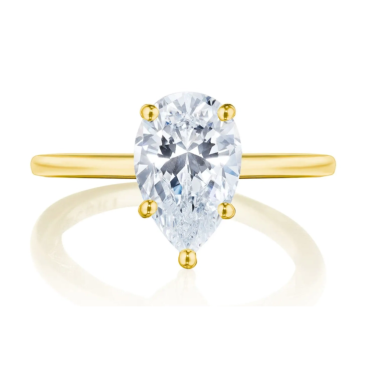Tacori Engagement Rings in Yellow Gold containing Diamond 2689 1.7 PS 11X7 Y