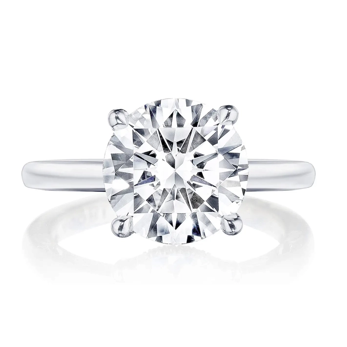 Tacori Engagement Rings in White Gold containing Diamond 2689 2.2 RD 9 W