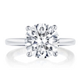 Tacori Engagement Rings in White Gold containing Diamond 2689 2.2 RD 9 W