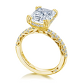 Tacori Engagement Rings in Yellow Gold containing Diamond 2690 2.2 EC 9.5X7 Y