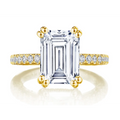 Tacori Engagement Rings in Yellow Gold containing Diamond 2690 2.2 EC 9.5X7 Y
