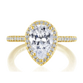Tacori Engagement Rings in Yellow Gold containing Diamond 2691 1.7 PS 11X7 Y