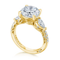Tacori Engagement Rings in Yellow Gold containing Diamond 2695 2.2 RD 9.5 Y