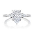 Tacori Engagement Rings in White Gold containing Diamond 2694 1.7 PS 11X7 W