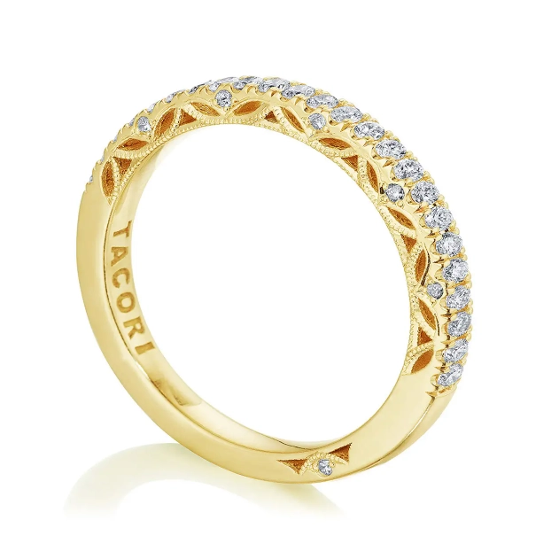 Tacori Wedding Rings in Yellow Gold containing Diamond 2690 1.7 B 1/2 Y