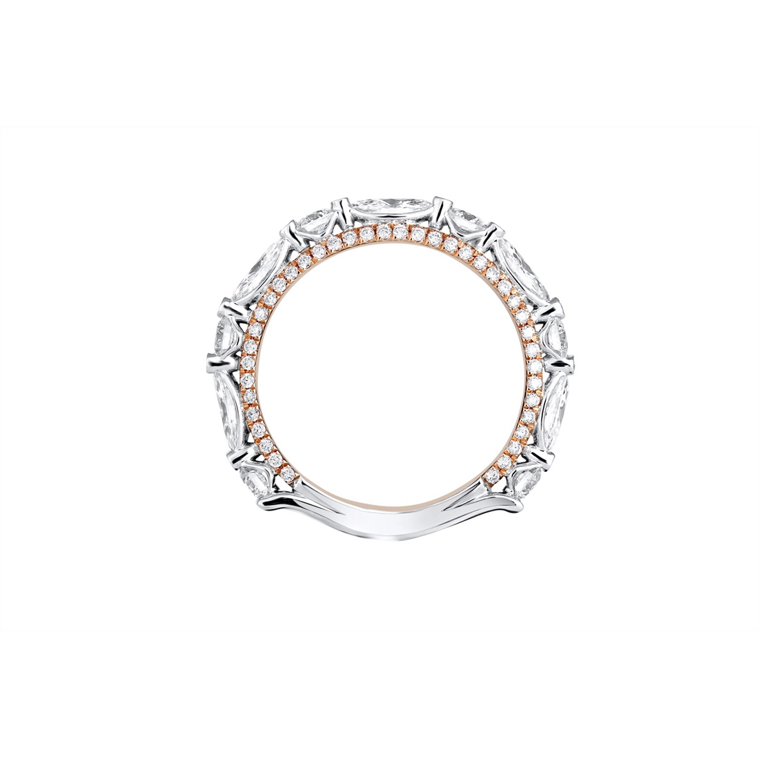 Verragio Wedding Rings in Mixed Metals containing Diamond 430052